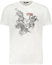 Roberto Cavalli - Cotton T-Shirt - Lyst