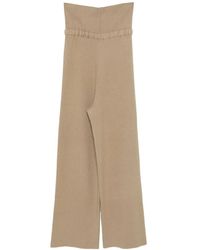 AYA MUSE - Fold Over Seam Pant - Lyst