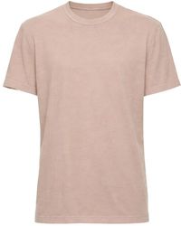 James Perse - Tops ,Katoen/T-Shirt Met Ronde Hals - Lyst
