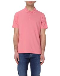 Paul & Shark - Tops ,Roze ,Katoen Polo Shirt - Lyst