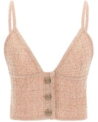 Alessandra Rich - Sleeveless Tops - Lyst