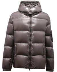 Tatras - Graue Piumino Daunenjacke Mit Abnehmbarer Kapuze - Lyst