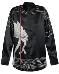 Ferragamo - Blouse Met Bloemenprint - Lyst