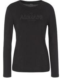 Armani Exchange - Round-Neck Knitwear - Lyst