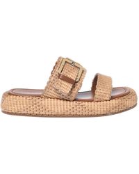 Baldinini - Raffia Mule - Lyst