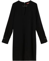 Max Mara - Kleedjes ,Zwart ,Elegante Cady Jurk - Lyst