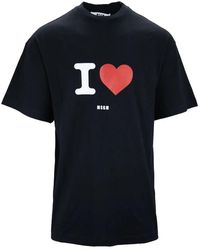 MSGM - T-Shirts - Lyst