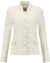 Helena Hart - Jassen ,Wit ,Polyester Elegante Moderne Blazer Naturel Gigi Lux - Lyst