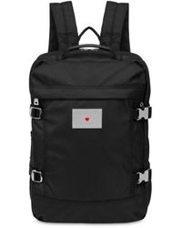 Love Moschino - Infinity Love Schwarze Crossbody-Tasche Mit Frontklappe - Lyst