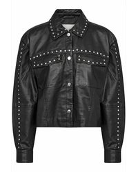 Kaffe - Leather Jackets - Lyst
