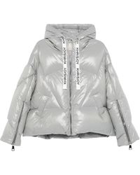 Khrisjoy - Glanzende Zilver Puffer Donsjas - Lyst