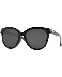Oakley - Low key sonnenbrille - poliertes schwarz/prizm schwarz - Lyst