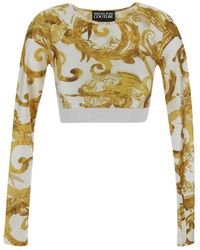 Versace Jeans Couture - Long Sleeve Tops - Lyst