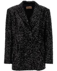 Le twins - Como Double-Breasted Blazer - Lyst