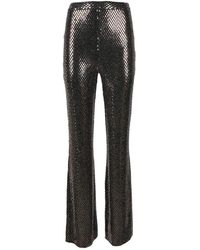 Nineminutes - Pantalones De Fibra Metálica, Mujer, Talla - Lyst