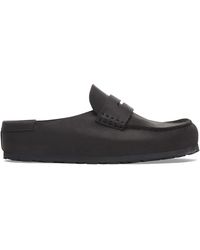Birkenstock - Schoenen ,Zwart ,Leer Naples Wrapped Smalle Pasvorm - Lyst