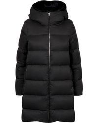 Herno - Jassen ,Zwart ,Polyester A Shape Down Jacket - Lyst