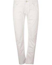 Hand Picked - Trousers > chinos - Lyst