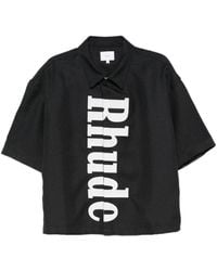 Rhude - Camicia Con Logo - Lyst