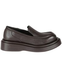 Paloma Barceló - Leder mokassin gummisohle schuh - Lyst