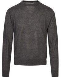 Canali - Round-Neck Knitwear - Lyst