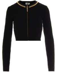 Elisabetta Franchi - Zwarte Truien Voor Vrouwen - Lyst
