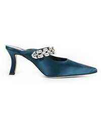 Manolo Blahnik - Heeled Mules - Lyst