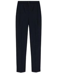 Giorgio Armani - Blaue hose mit elastischem bund hinten - Lyst