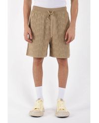 ATOMOFACTORY - Bermuda-Shorts Aus Baumwollmischung Mit Taschen - Lyst