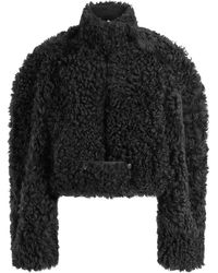 16Arlington - Jassen ,Zwart ,Polyester Nofre Shearling Jacket - Lyst