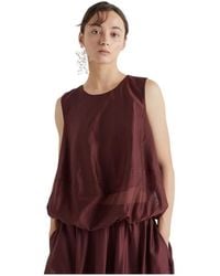MEIMEIJ - Sleeveless Tops - Lyst