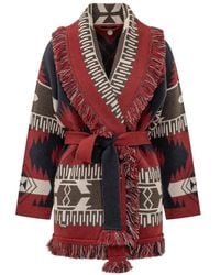 Alanui - Truien & Vesten ,Veelkleurig ,Omslag Cardigan - Lyst
