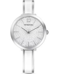 Swarovski - Elegante crystalline delight metalluhr - Lyst