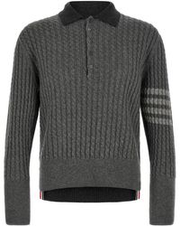 Thom Browne - V-Neck Knitwear - Lyst