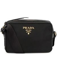 Prada - Nylon Logo Kameratasche - Lyst
