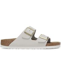 Birkenstock - Antiek Wit Arizona Sandalen - Lyst