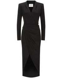 Nicowa - Gedrapiertes Midi-Kleid Micima - Lyst