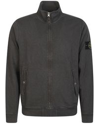 Stone Island - Full Zip Up Sweatshirt - Lyst