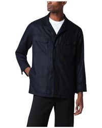 Tagliatore - Jassen ,Blauw ,Wol Calvin Jacket - Lyst