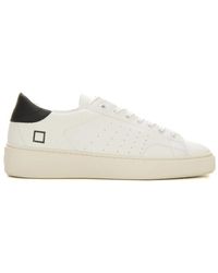Date - Levante Leather sneakers with laces - Lyst