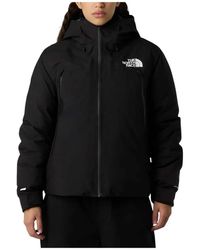 The North Face - Fitness ,Zwart ,Polyester Range Down Hooded Jacket - Lyst