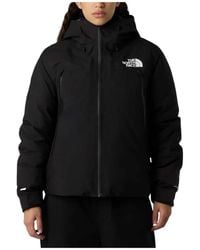 The North Face - Fitness ,Zwart ,Polyester Range Down Hooded Jacket - Lyst