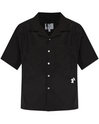 Rhude - Overhemden ,Zwart ,Katoen Short-Sleeve Shirt - Lyst