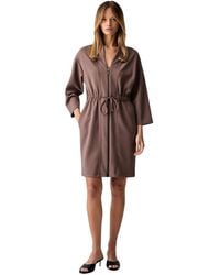 Joseph Ribkoff - Scuba Jersey Kleid Mit Frontreißverschluss - Lyst