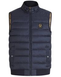 Belstaff - Dunkel Ink Circuit Gilet Weste - Lyst