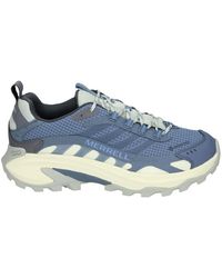 Merrell - Schoenen ,Blauw ,Blauwe Vrijetijdsschoen Moab Speed 2 Gtx - Lyst