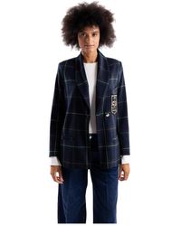 5 PROGRESS - Over Tartan Blazer - Lyst