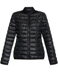 DIESEL - Jassen ,Zwart ,Leer Gewatteerde Jas 'W-Pilot-Fem' - Lyst