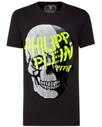 Philipp Plein - Skull And Plein T-Shirt - Lyst