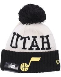 KTZ - Utah jazz pom pom beanie hat - Lyst